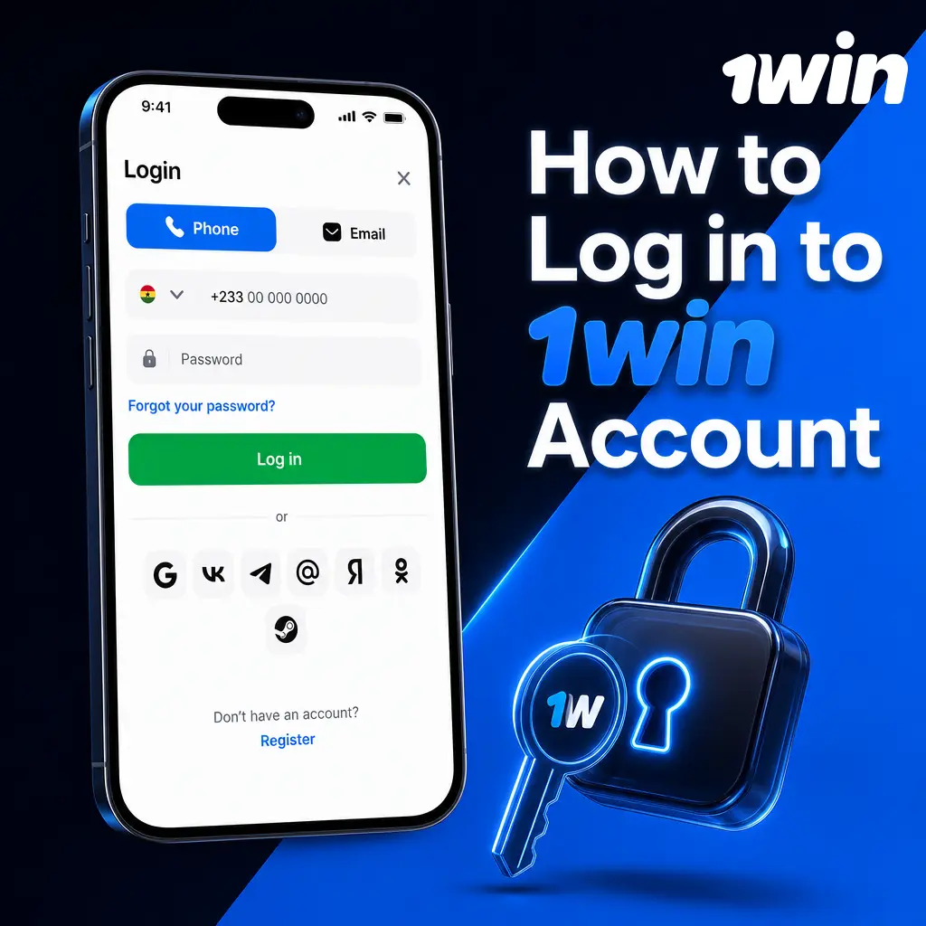 Step-by-step guide to logging into your 1win account using phone, email, or social login credentials